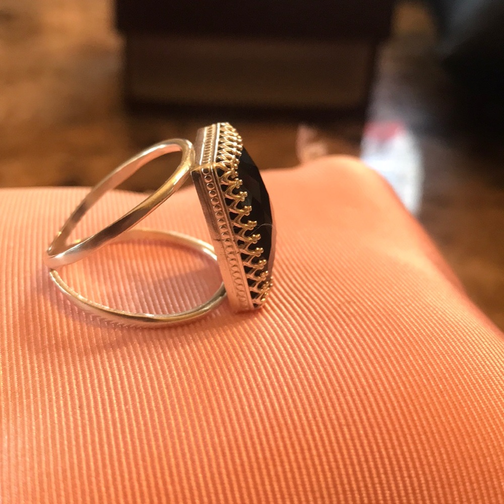New 925 sterling silver black onyx ring - Picture 2 of 5